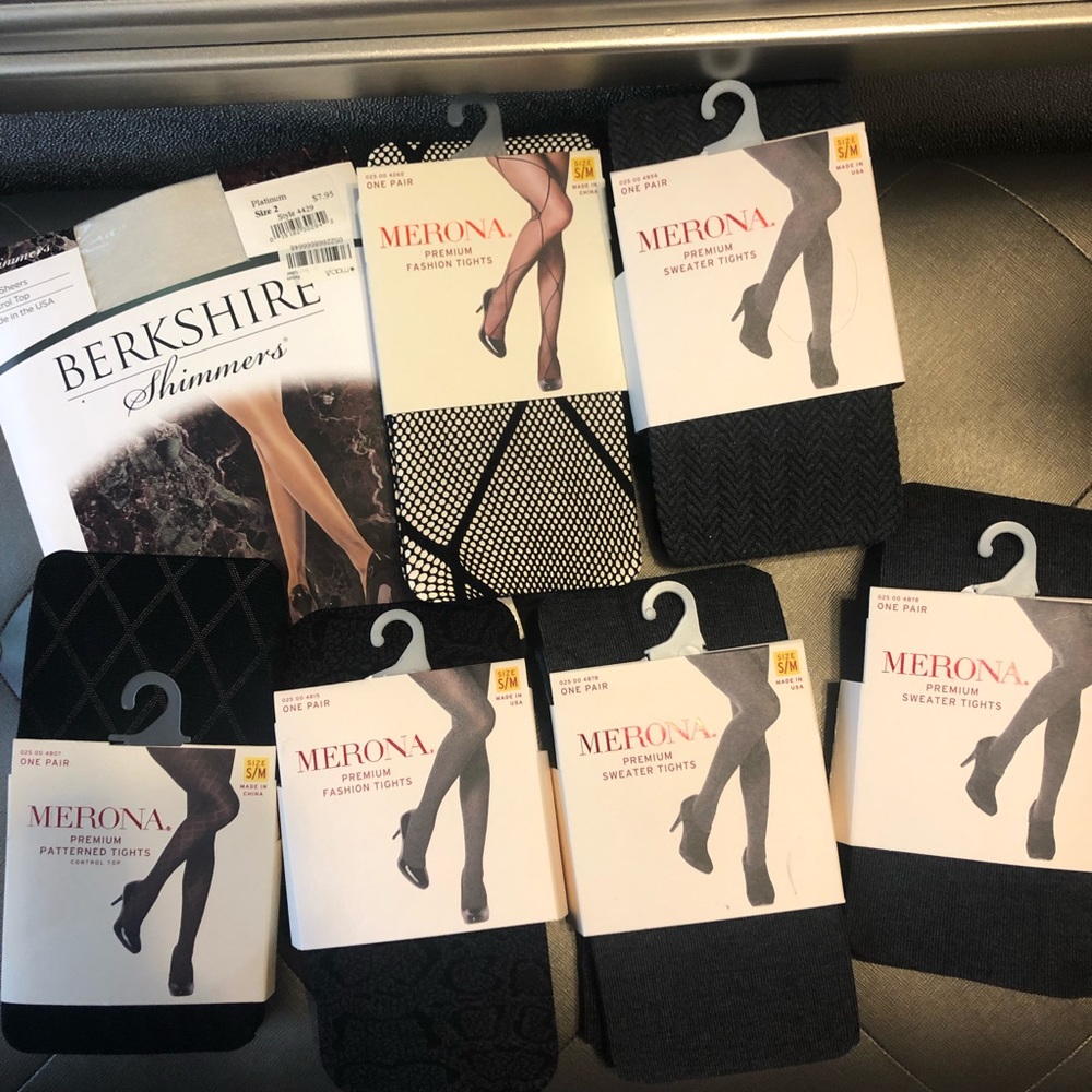 7 Pairs of Women’s Tights: Small/Medium
